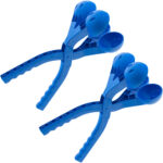2er-Set Doppel-Schneeballformer, blau
