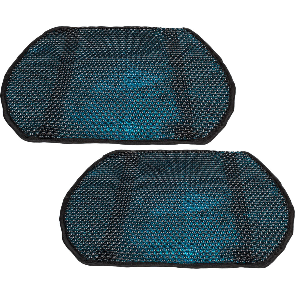 2er-Set Kühlkissen, selbstkühlend, schwarz/blau 2er-Set Kühlkissen, selbstkühlend, schwarz/blau