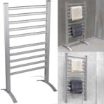 Elektrische Handtuchheizung mit 10 Heizstangen, 150 Watt