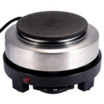 Kompakte, elektrische Mini-Einzelkochplatte, Ø 10 cm, 500 Watt