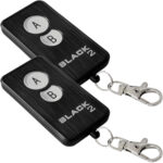 2-er Set Programmierbarer Funk-Handsender, 433,92 MHz, 2 Kanäle