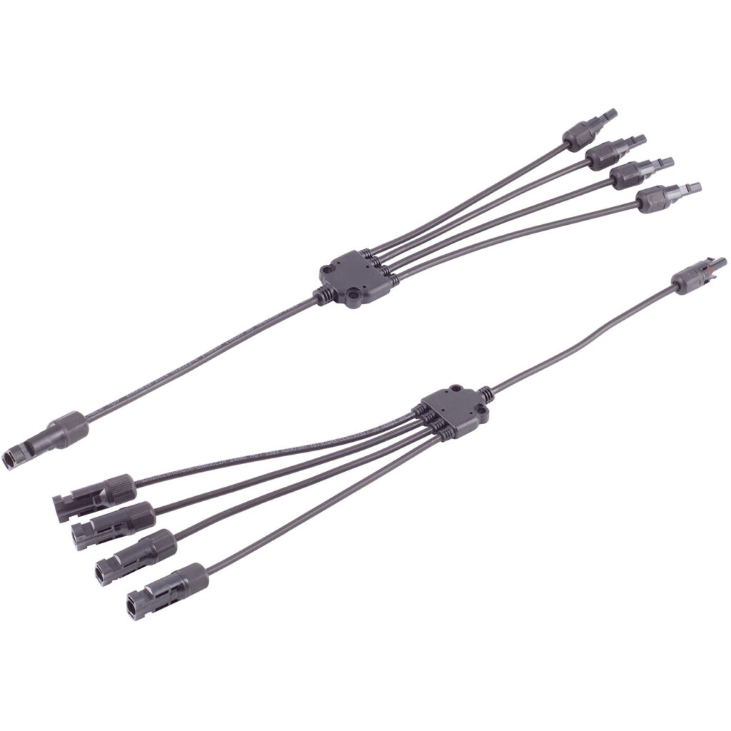 PV4 T-Adapterkabel, 4mm², 4/1, (paar) PV4 T-Adapterkabel, 4mm², 4/1, (paar)