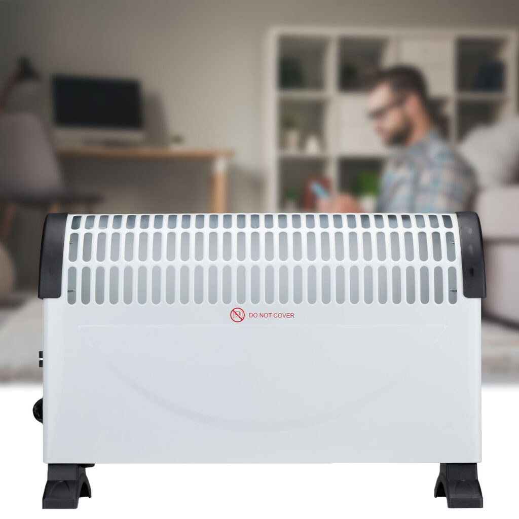 Konvektor Heizung mit Überhitzungsschutz, Elektroheizkörper, 1500 Watt