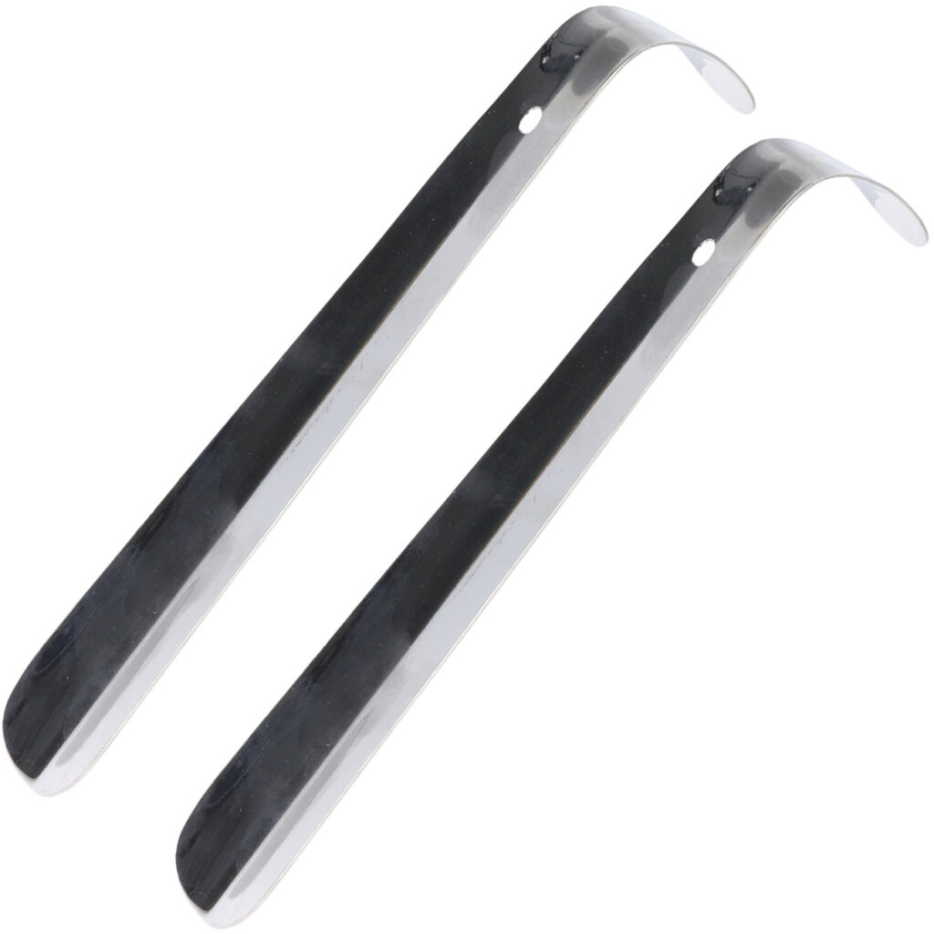 2er-Set Schuhlöffel, Edelstahl, 18 cm 2er-Set Schuhlöffel, Edelstahl, 18 cm