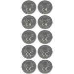 CR2032 Lithium-Knopfzellen, 10er-Set, 3V