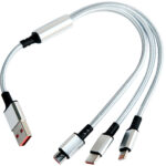 3in1 Universal USB-Schnellladekabel, 25 W, 30cm