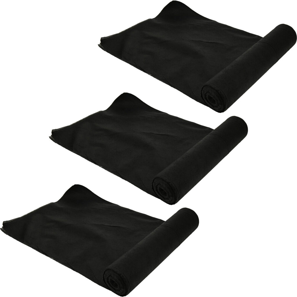 3er-Set Anti-Unkraut-Vlies, zuschneidbar, 700 x 150 cm