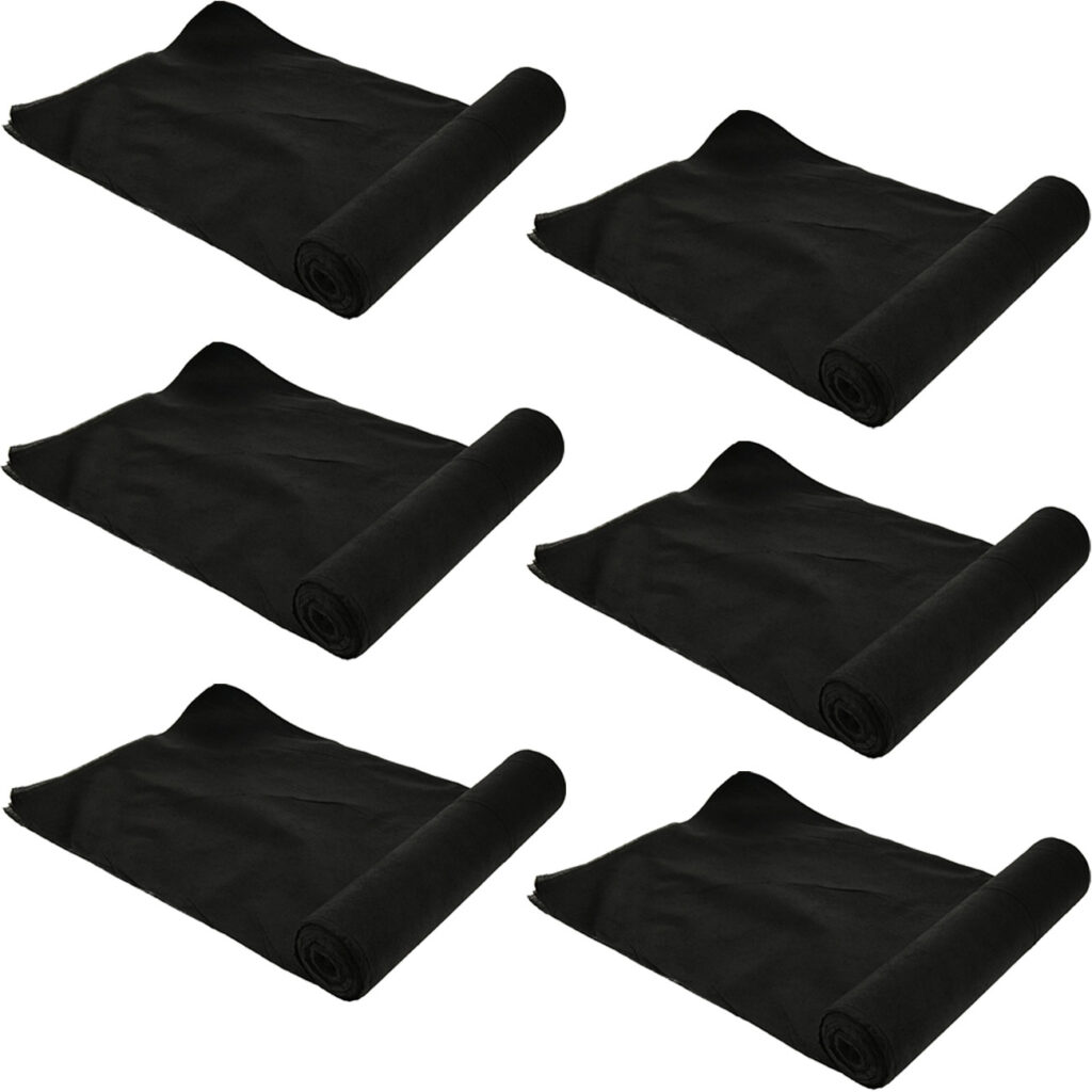 6er-Set Anti-Unkraut-Vlies, zuschneidbar, 700 x 150 cm