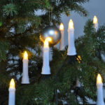 2er-Set 30 LED Weihnachtsbaum Kerzen Lichterkette für Innen & Aussen, weiss, 11,6 m 2er-Set 30 LED Weihnachtsbaum Kerzen Lichterkette für Innen & Aussen, weiss, 11,6 m