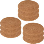 9er-Set Frostschutz-Kokosmatten für Topfpflanzen, rund,  Ø 35 cm 9er-Set Frostschutz-Kokosmatten für Topfpflanzen, rund,  Ø 35 cm