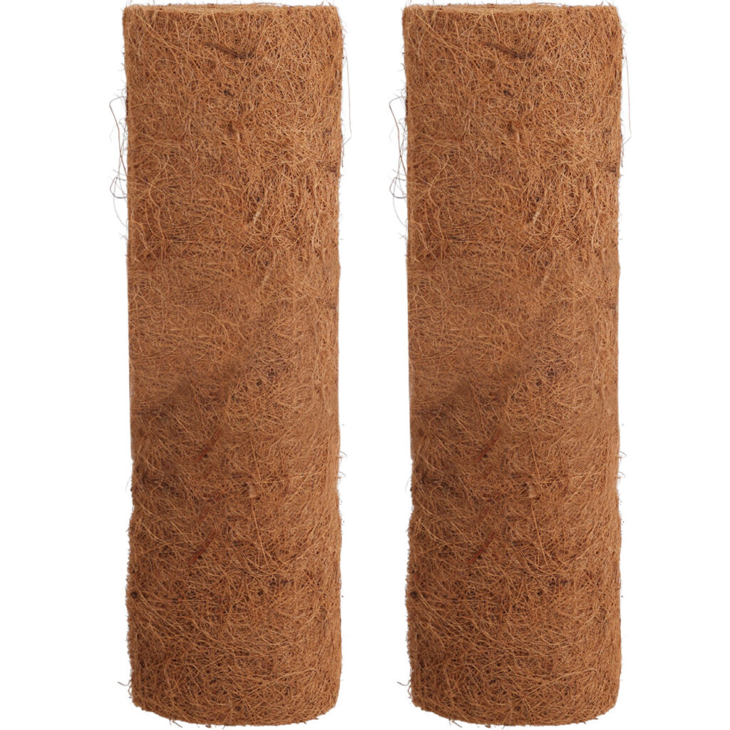 2er-Set Pflanzenschutz-Matte aus Kokos, 150 x 50 cm