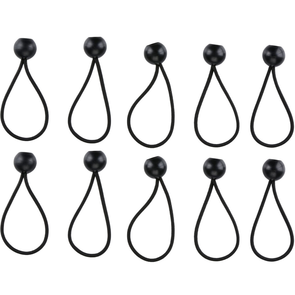 Gummispanner mit Kugel, 10 Stück, 14 cm Gummispanner mit Kugel, 10 Stück, 14 cm