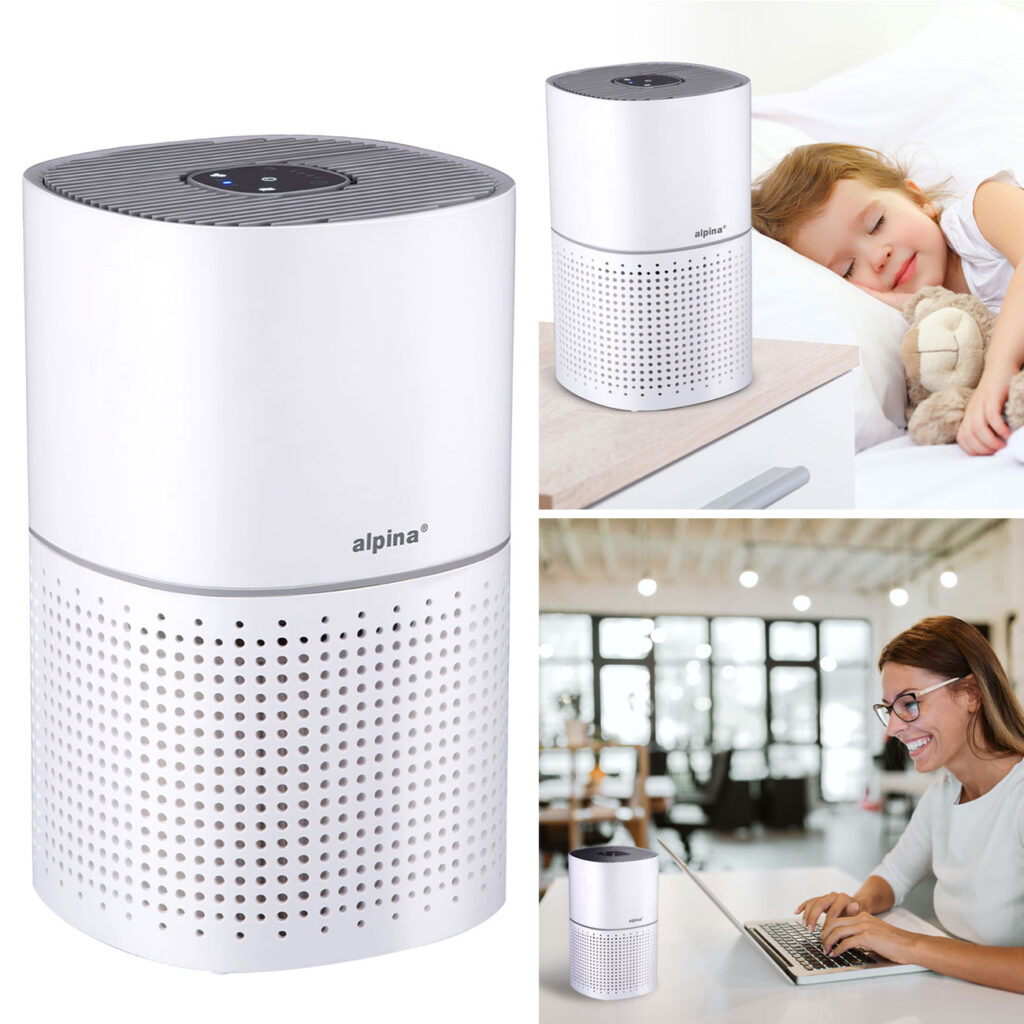 Luftreiniger mit Ionisator und HEPA-Filter, 50 W, 240 mⁿ/h