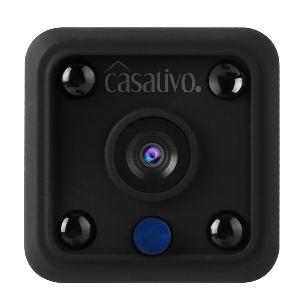 Micro-IP-Kamera, Akkubetrieb, HD 720p, 120° Weitwinkel, Nachtsicht, WLAN