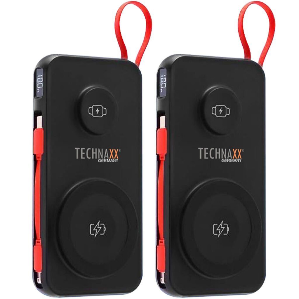 2er-Set 3in1 Wireless Powerbank 10000mAh, MagSafe-komp.