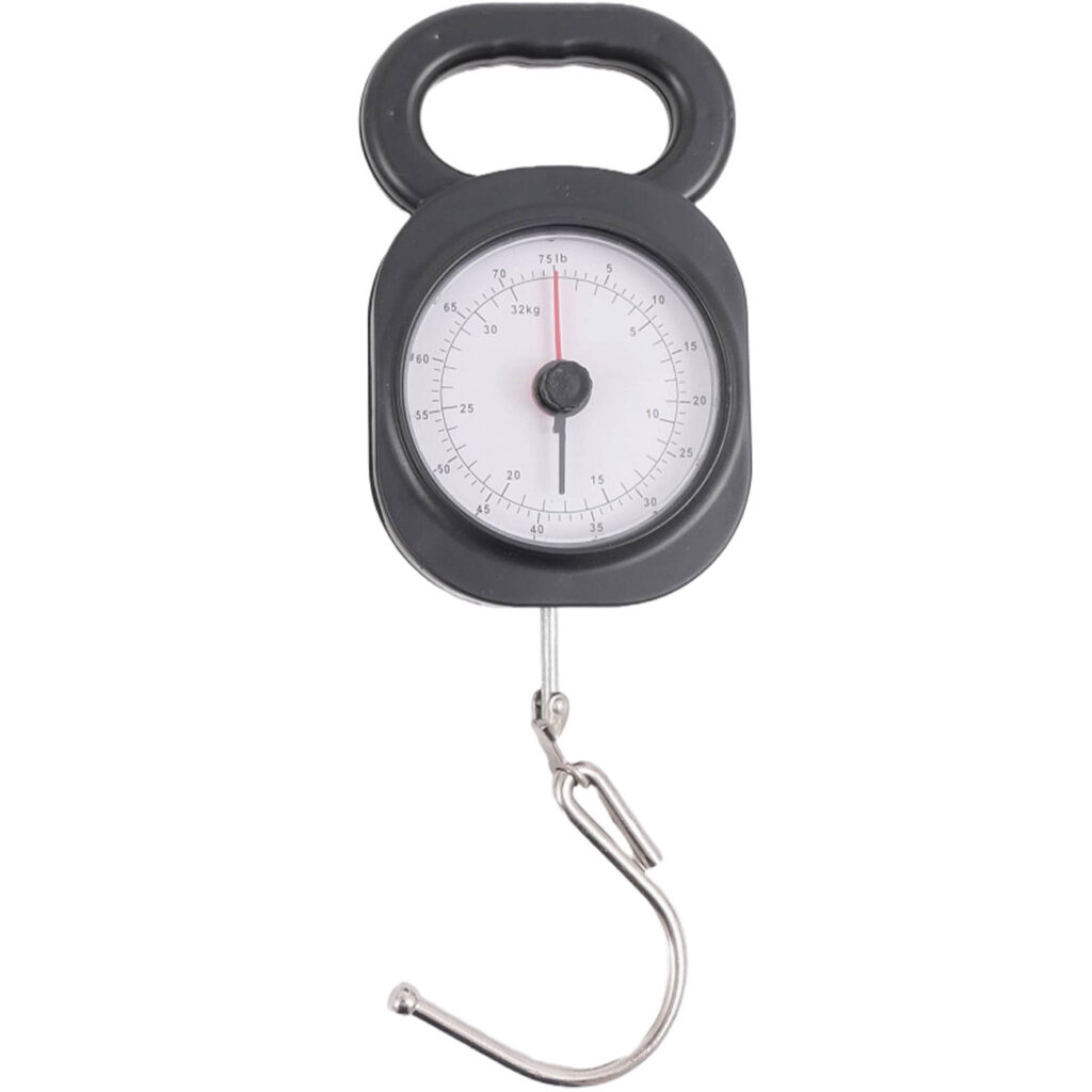 Analoge Kofferwaage in kg und Pfund, bis 32 kg