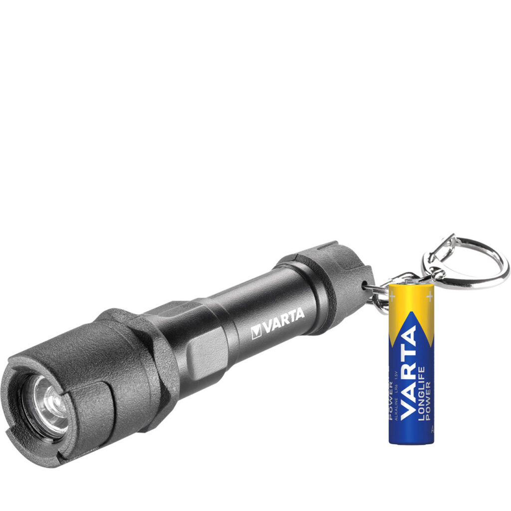 Varta Schlüsselanhänger LED-Taschenlampe, Indestructible,12lm, inkl. Batterie