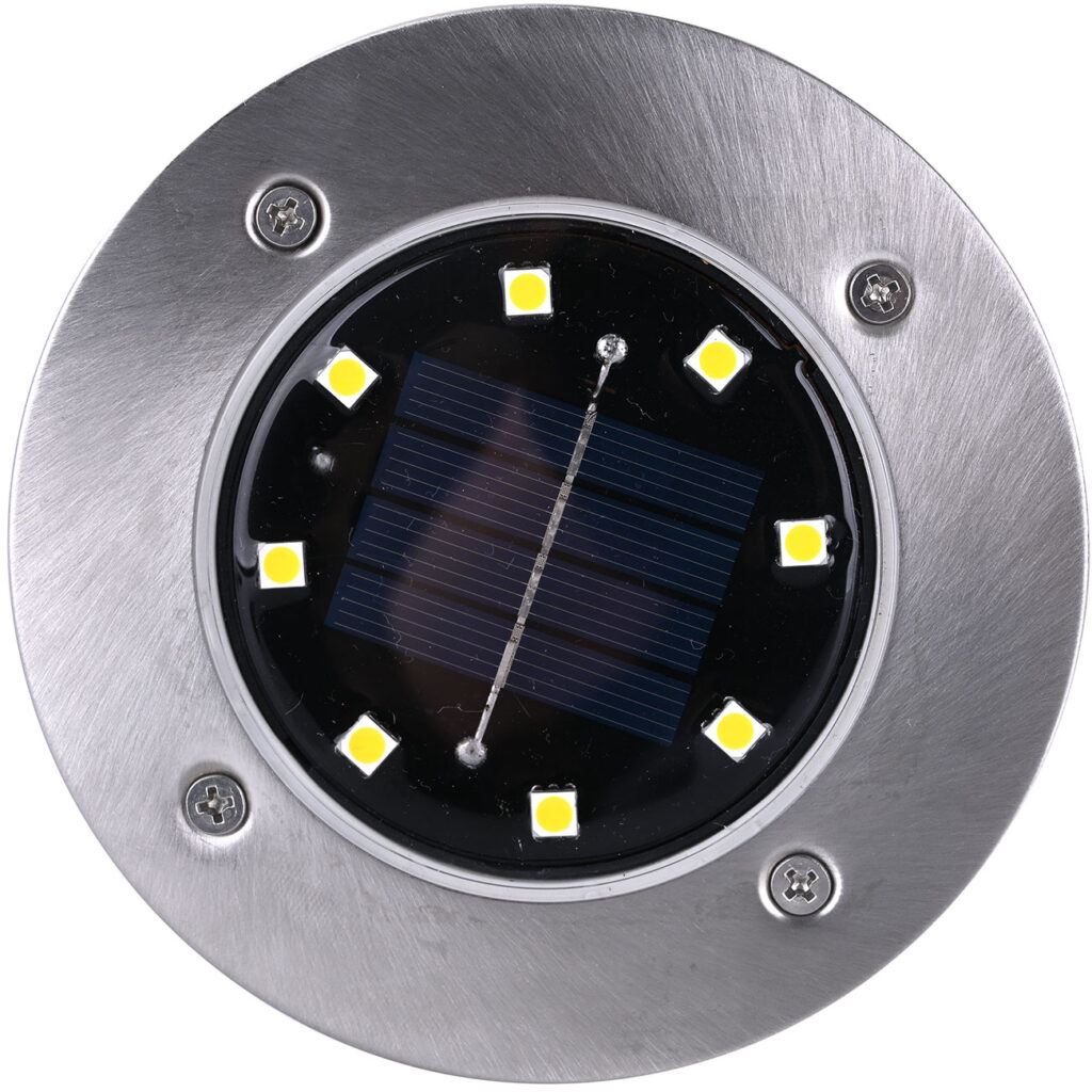 Solar-Bodenstrahler mit Erdspiess, 200 lm, IP44 Solar-Bodenstrahler mit Erdspiess, 200 lm, IP44