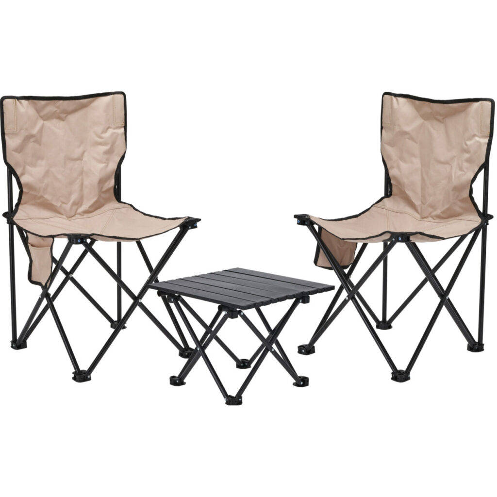 Campingstuhl- und Tischset, klappbar Campingstuhl- und Tischset, klappbar