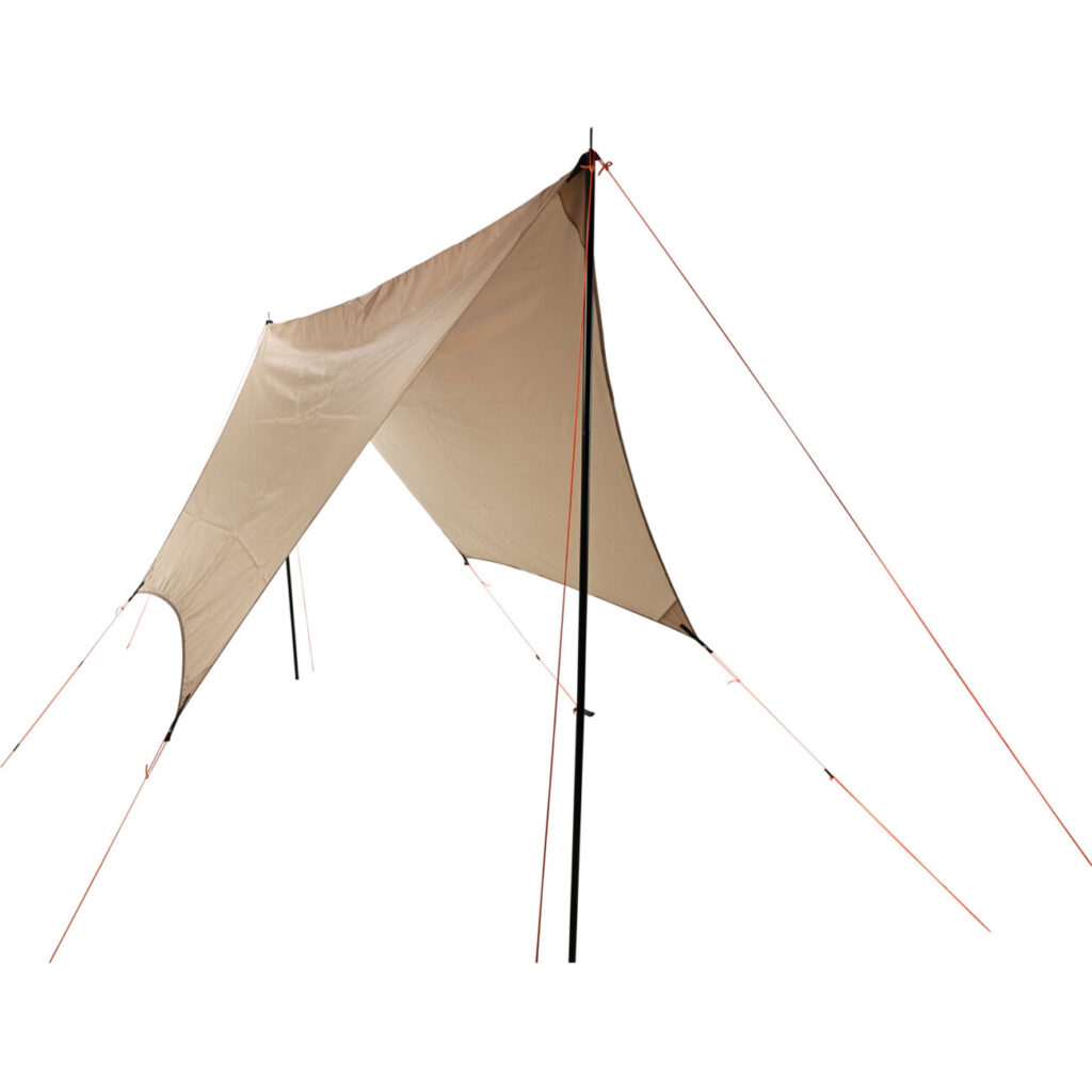 Tarp Zeltplane, hellbraun, 3 x 3 m Tarp Zeltplane, hellbraun, 3 x 3 m