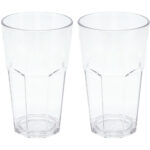 2er-Set Trinkglas aus Kunststoff, 370 ml