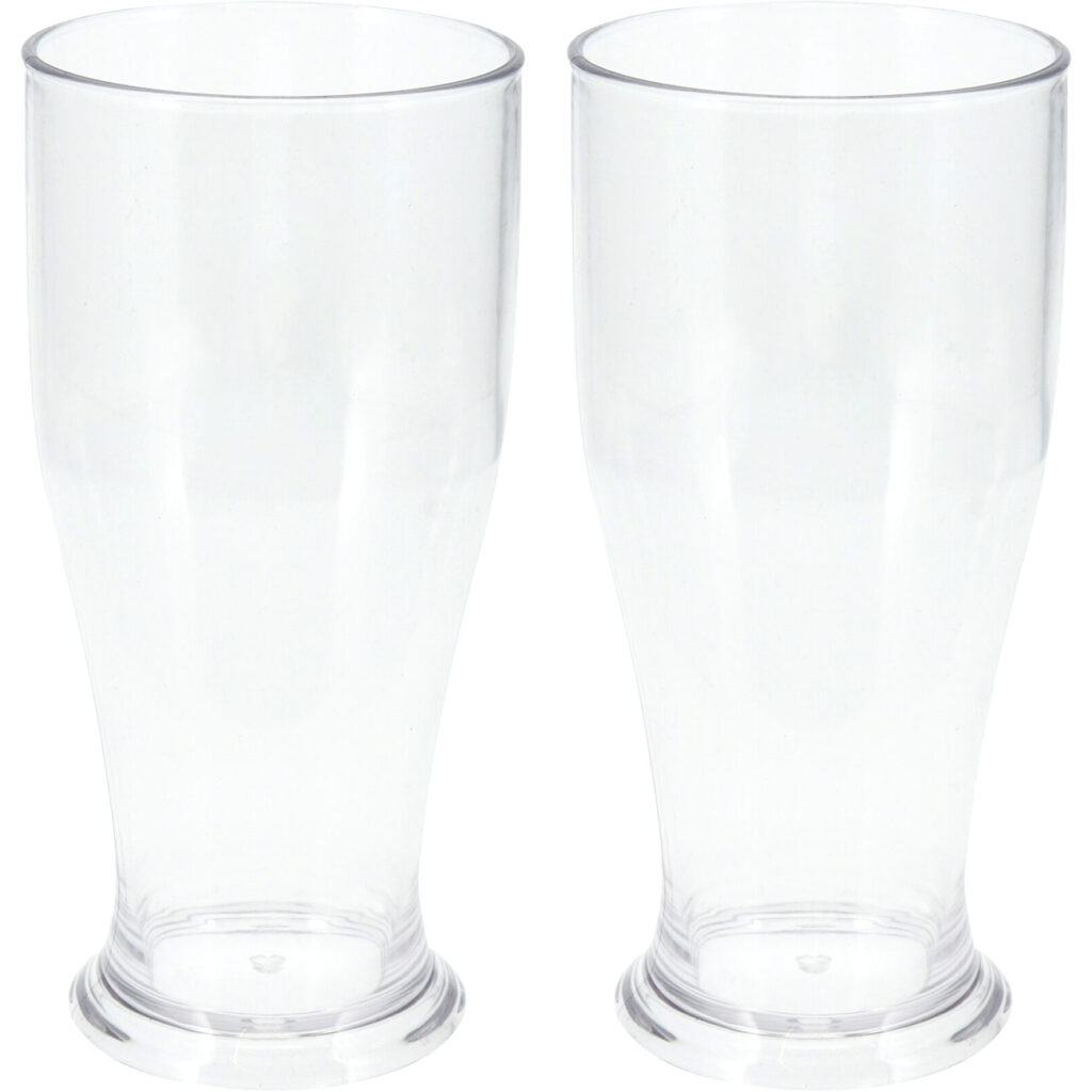 2er-Set Biergläser aus Kunststoff, 520 ml 2er-Set Biergläser aus Kunststoff, 520 ml