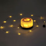 2in1-Akku-Campingleuchte mit 10m Lichterkette, 7 Lichtmodi, 100 LEDs