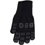 Grillhandschuh, silikonbeschichtet, schwarz Grillhandschuh, silikonbeschichtet, schwarz