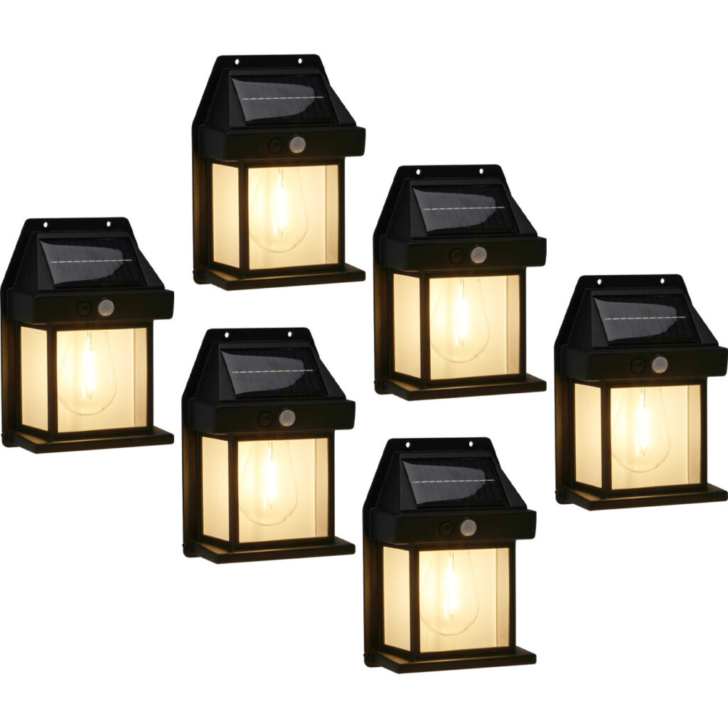 6er-Set aus 6 x DX2100220 SOLARLAMPE+SENSOR LED 6er-Set aus 6 x DX2100220 SOLARLAMPE+SENSOR LED