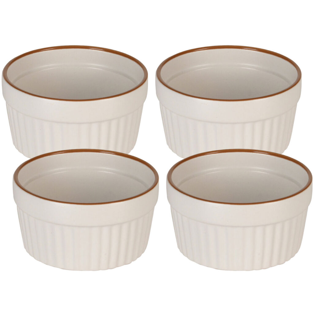 4er-Set Souffléförmchen, je 200 ml, beige 4er-Set Souffléförmchen, je 200 ml, beige
