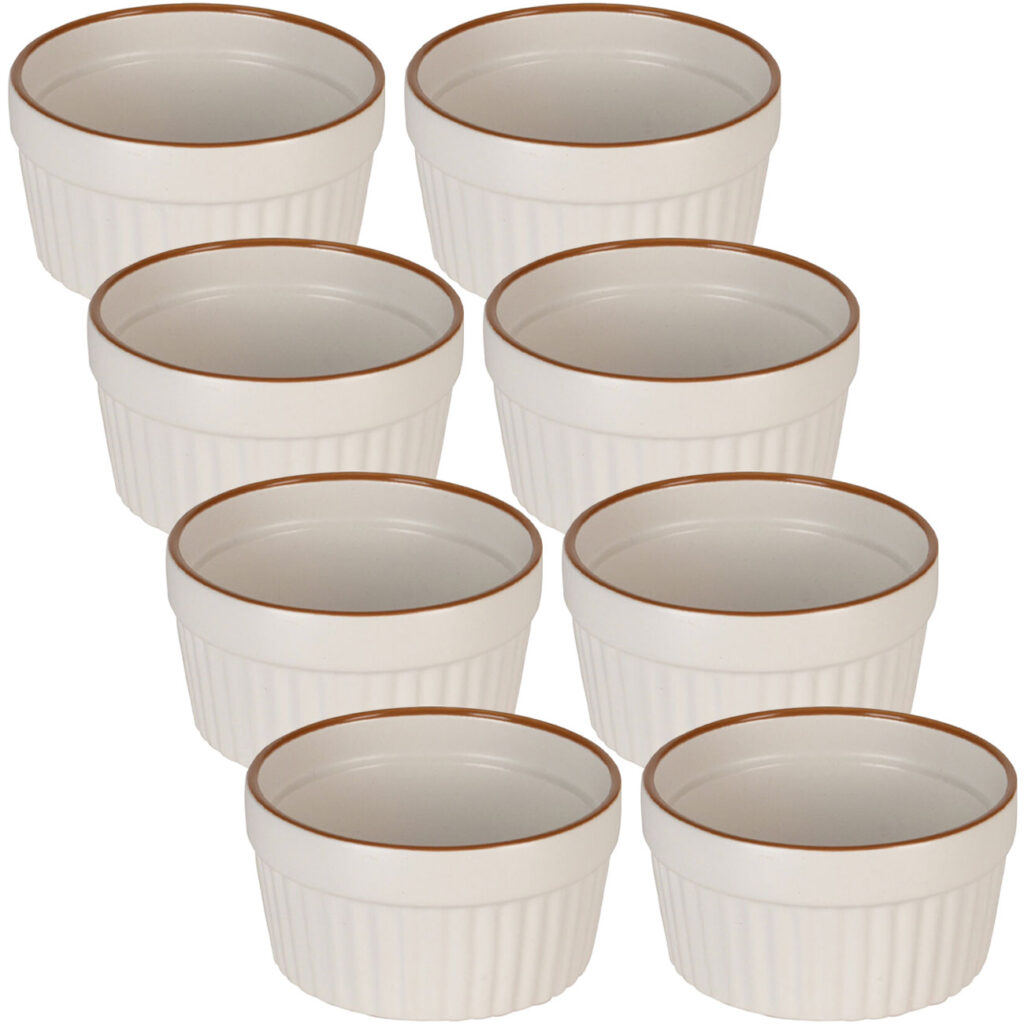 8er-Set Souffléförmchen, je 200 ml, beige 8er-Set Souffléförmchen, je 200 ml, beige
