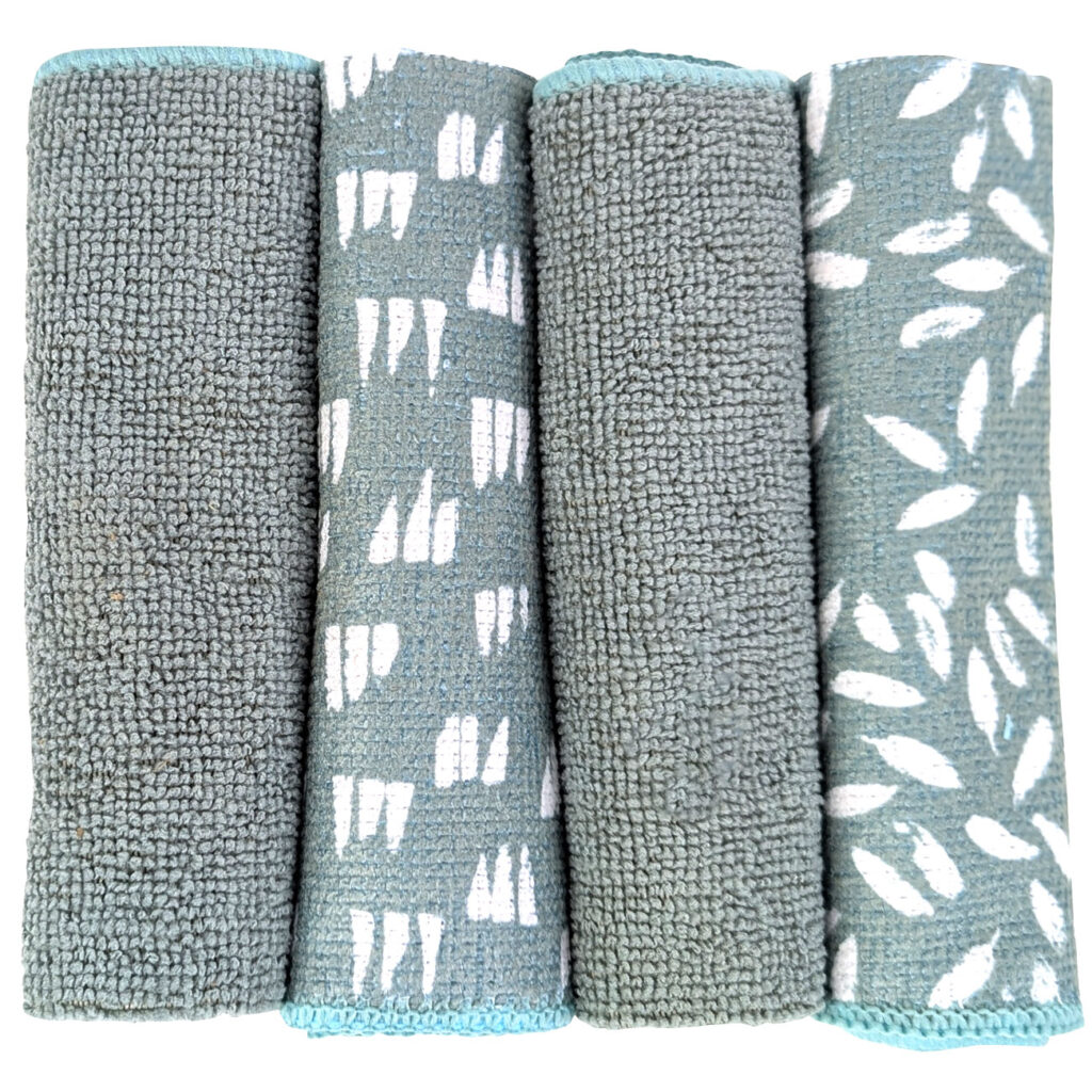 Mikrofaser-Reinigungstücher, 4-tlg., 30 x 30 cm Mikrofaser-Reinigungstücher, 4-tlg., 30 x 30 cm