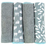 Mikrofaser-Reinigungstücher, 4-tlg., 30 x 30 cm Mikrofaser-Reinigungstücher, 4-tlg., 30 x 30 cm