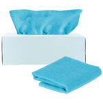 2er-Set Mikrofaser-Reinigungstücher in Spenderbox, 2x 25-Stck., 22 x 22 cm