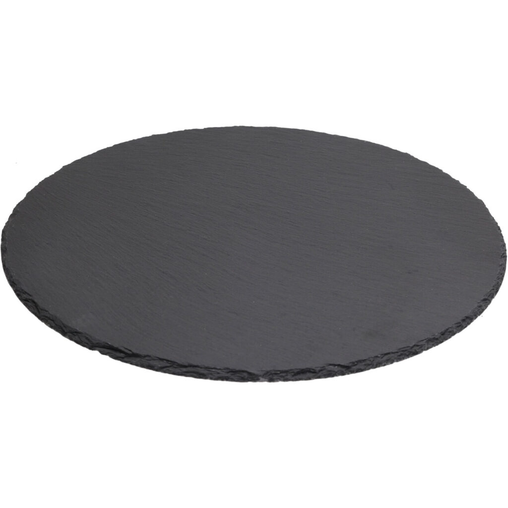 Serviertablett, Schieferplatte, Ø 28 cm