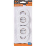 Doppelseitiges Klebeband, 5 Rollen, weiss, 2 m