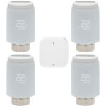 4er-Set Smartes Heizkörperthermostat inkl. Zigbee-Gateway