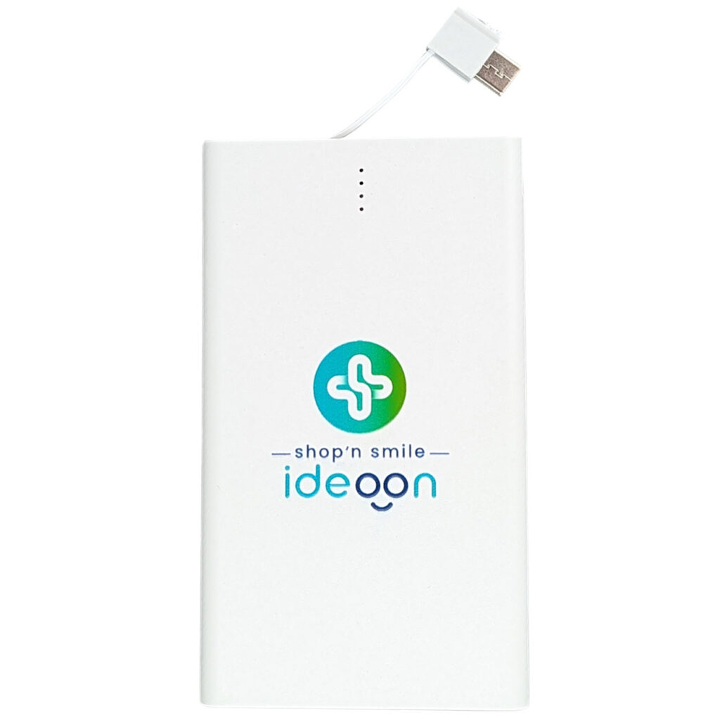 Powerbank im Visitenkarten-Format, USB-C, 4.000 mAh