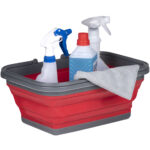 Multifunktionaler Aufbewahrungskorb mit Tragegriffen, faltbar, 17 l