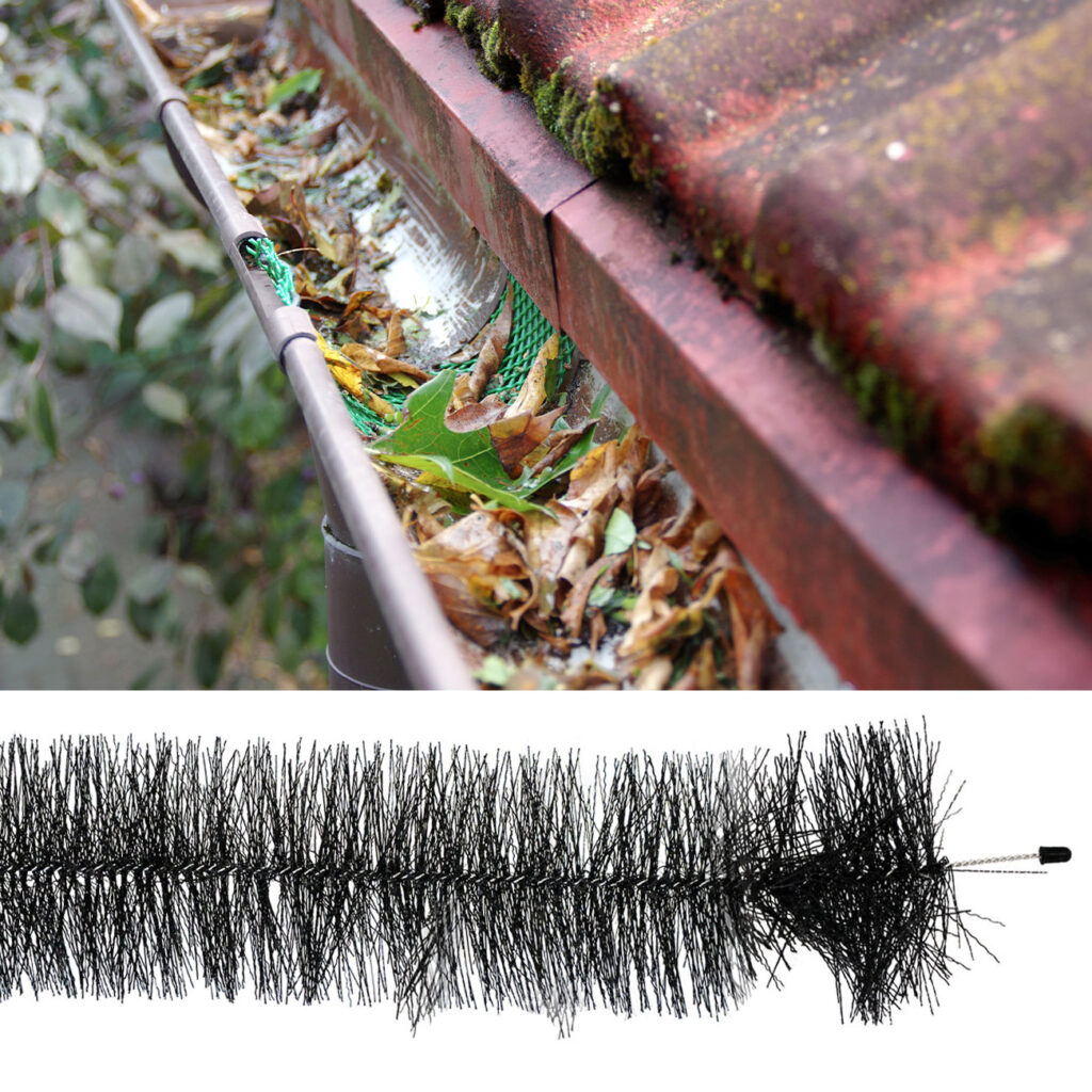 Dachrinnenbürste, 4 m, Ø 12 cm Dachrinnenbürste, 4 m, Ø 12 cm