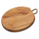 Rundes Brett Kordel, 21 x 1,5 cm, Olivenholz