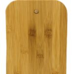 4 Frühstücksbrettchen auf Ständer Bambus, Vesperbrett, Schneidebrett, 22 x 14 x 0,9 cm