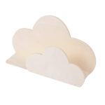 Briefhalter aus Holz, Wolkenform, Briefablage, Länge 29 cm