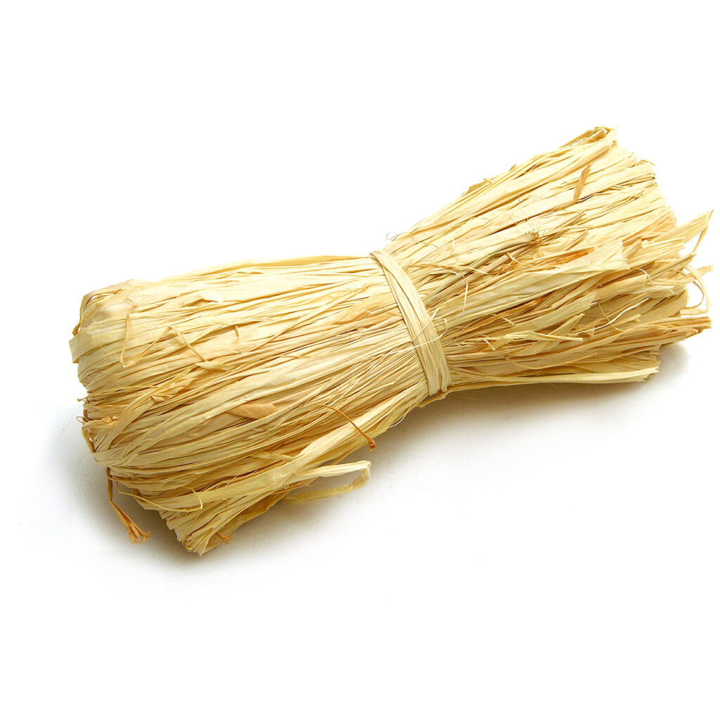 Bastel-Bast, 50 Gramm, Bastband, natur Bastel-Bast, 50 Gramm, Bastband, natur