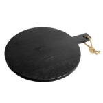 Schneide- und Servierbrett aus Kautschukholz, Ø 40 cm