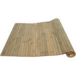 Bodenmatte aus Bambus, hellbraun/grün, 50 x 80 cm