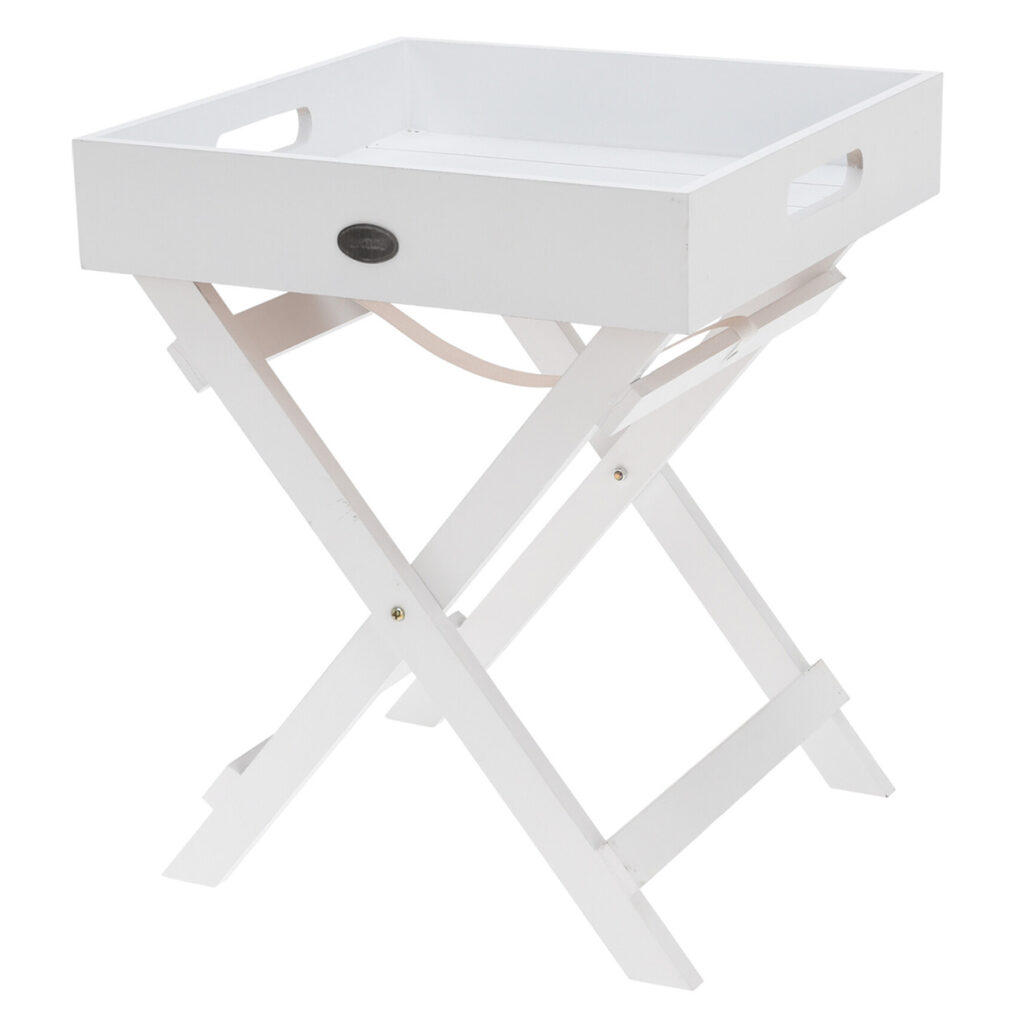 Tablett Tisch, klappbarer Serviertisch, 30 x 30 x 36 cm