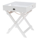 Tablett Tisch, klappbarer Serviertisch, 30 x 30 x 36 cm