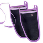 2er-Set Peelinghandschuh Black Butterfly, pflegendes Körperpeeling für Gesicht & Körper