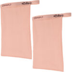 2er-Set Hamam Peelinghandschuhe Kokonseide, Körperpeeling für Gesicht und Körper